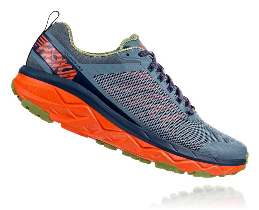 Hoka Australia One One Challenger ATR 5 - Mens Trail Shoes Navy - YUALQ-9145